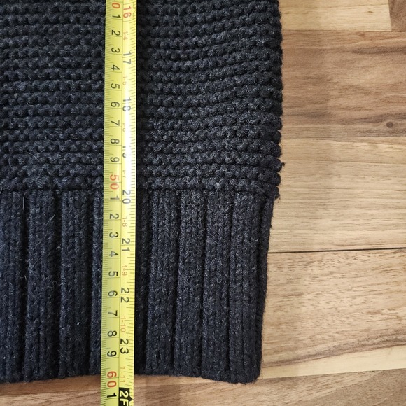 Lululemon Karma Kurmasana Sweater Merino Wool Dark Gray Turtleneck Women's Sz S - Picture 5 of 6